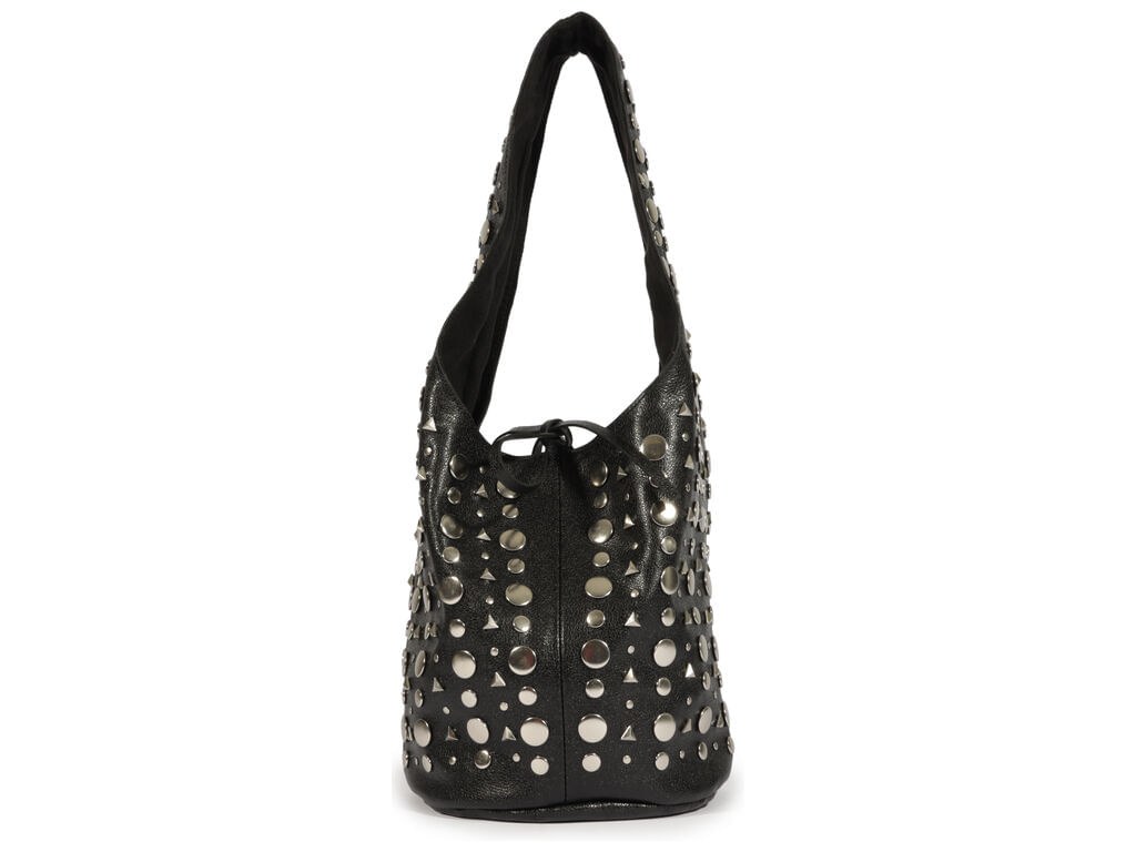 bolsa schutz hobo gaia couro preta media apliques metais-1