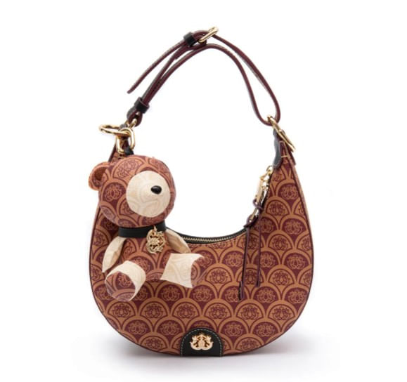 bolsa isla hobo sirena monograma canvas caramelo-1