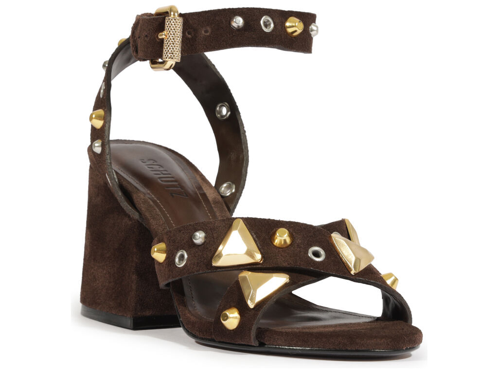 sandalia schutz sara camurca marrom boho tachas metalicas-2