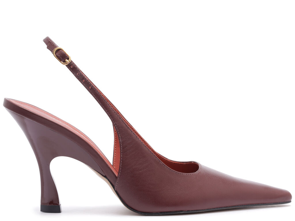 scarpin arezzo ruby couro salto alto slingback-1