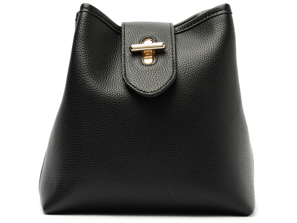 bolsa arezzo bucket preta media-1