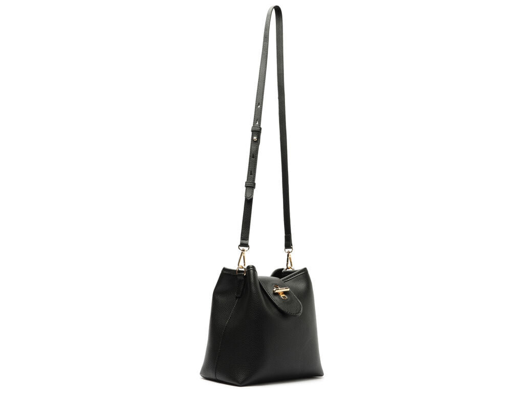 bolsa arezzo bucket preta media-2