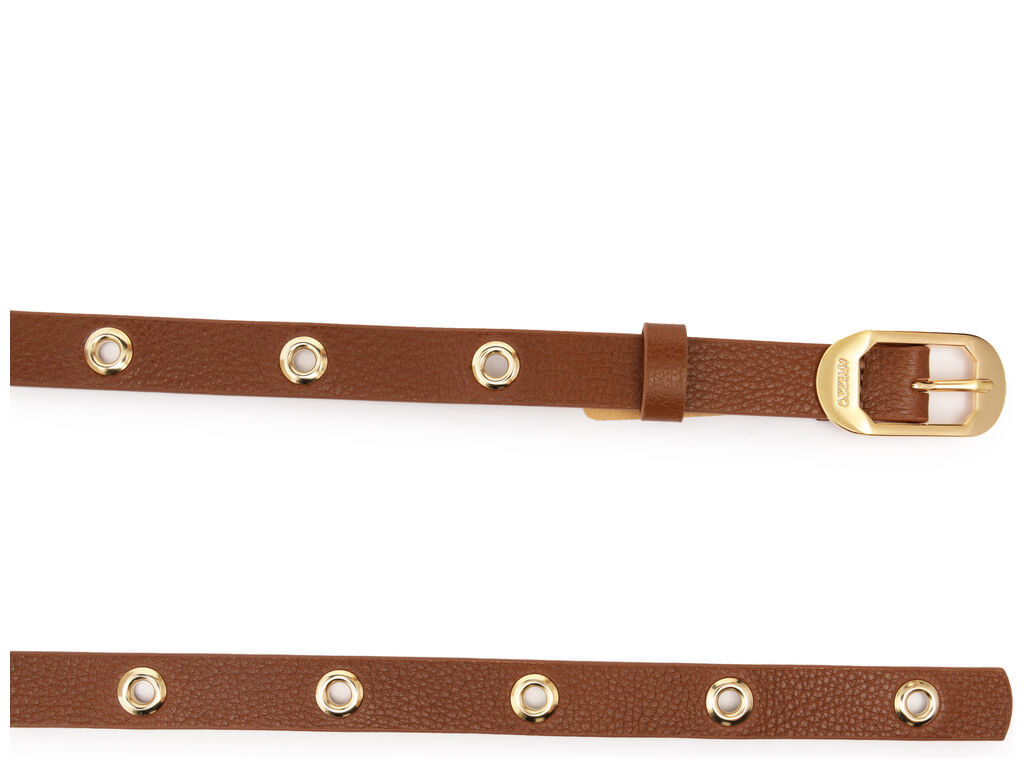 cinto arezzo caramelo ilhoses dourados fivela oval-2