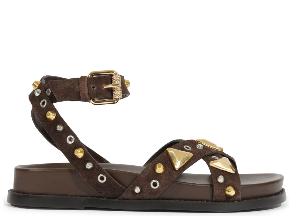 papete schutz sara sporty camurca marrom boho tachas metalicas-1