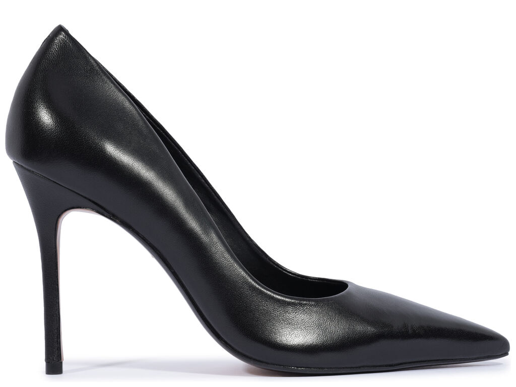 scarpin schutz preto couro salto fino bico fino-1