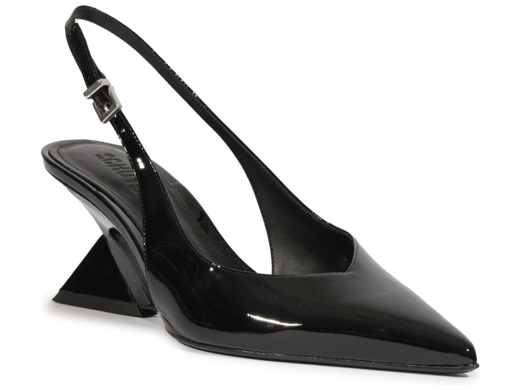 scarpin schutz slingback couro preto verniz salto escultural-2