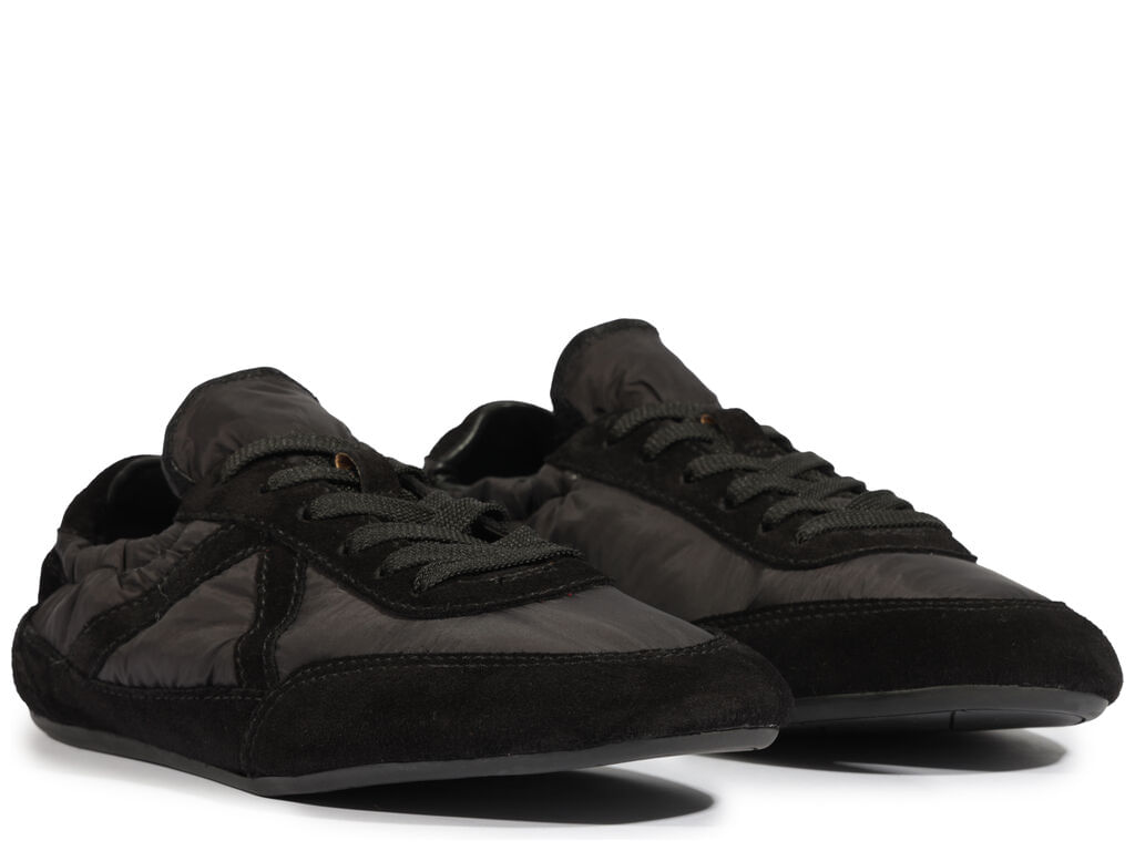 tenis schutz preto nylon recortes em camurca-2