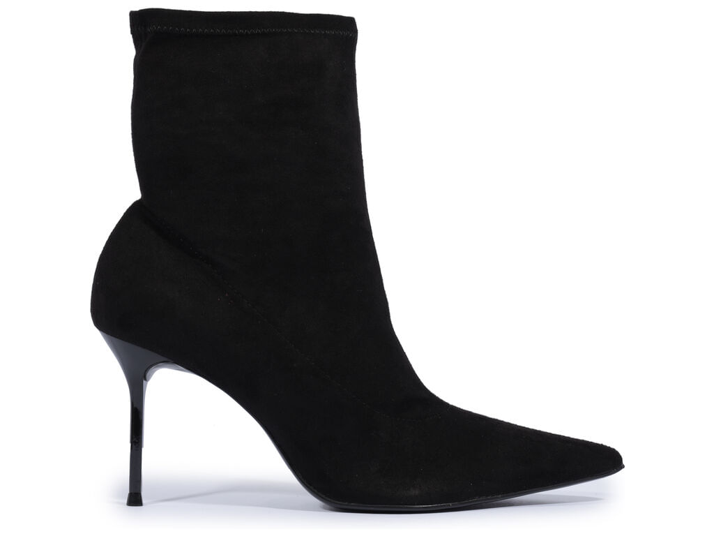 bota schutz cano curto camurca preta salto fino bico fino-1