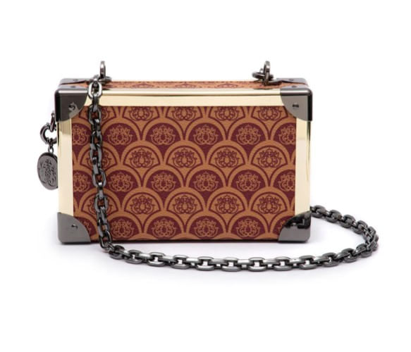 clutch isla trunk sirena monograma canvas caramelo-2