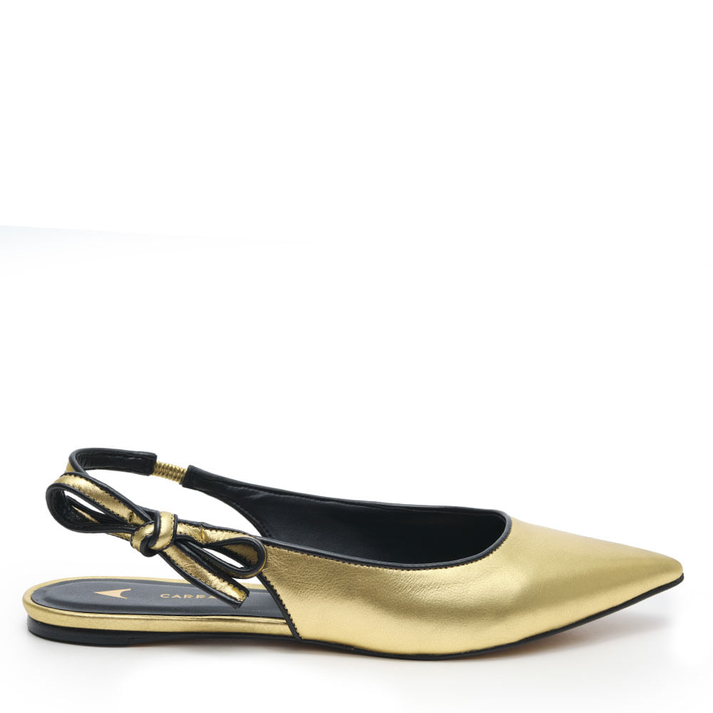 sapatilha carrano slingback gold black-1
