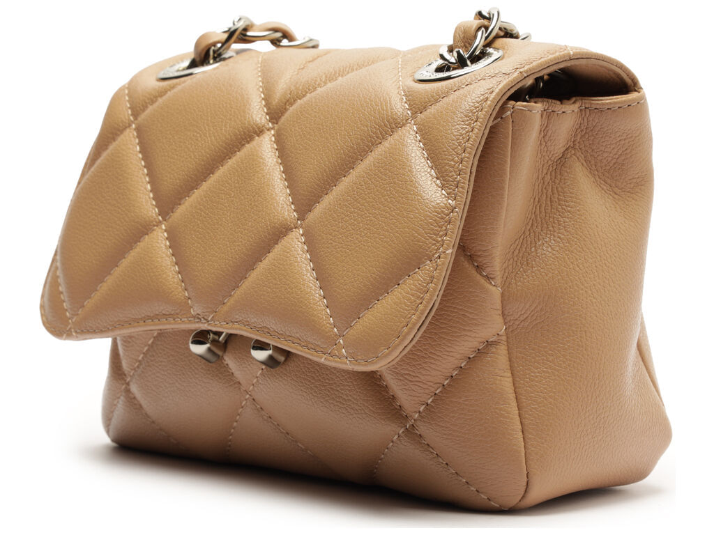 bolsa arezzo tiracolo caramelo couro mizz pequena-2