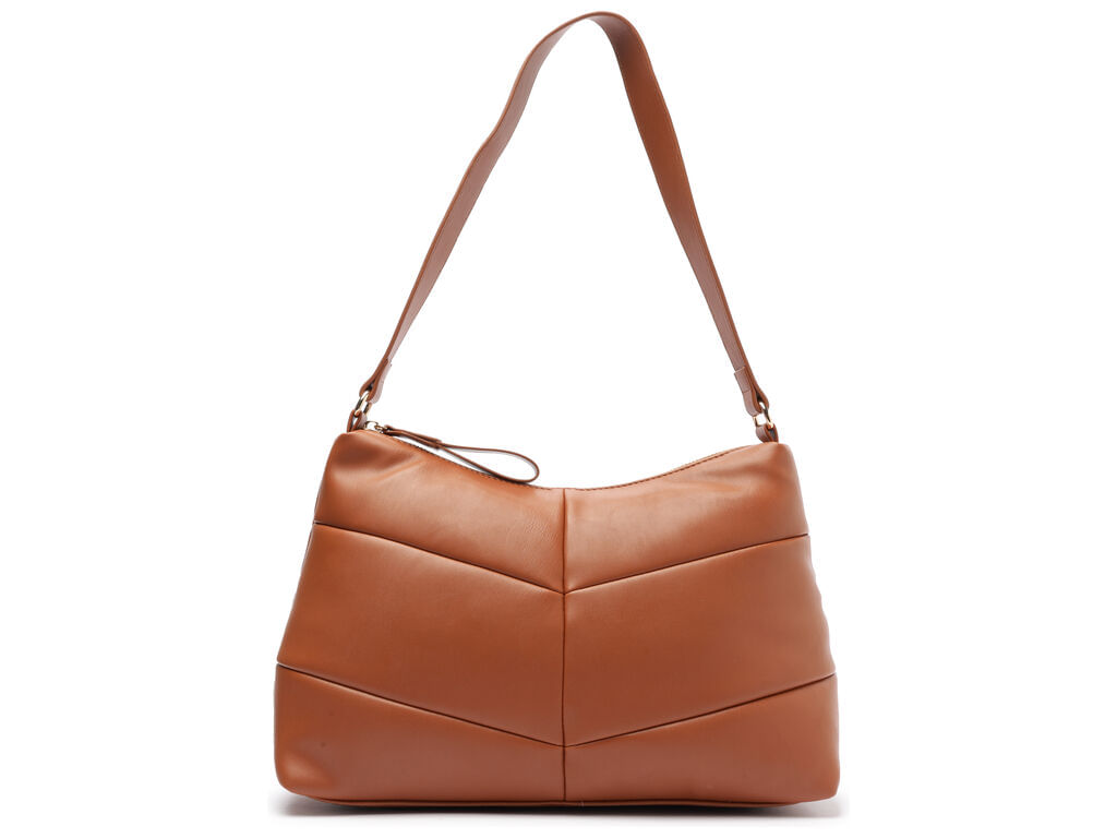 bolsa arezzo tiracolo caramelo grande texturizada-1