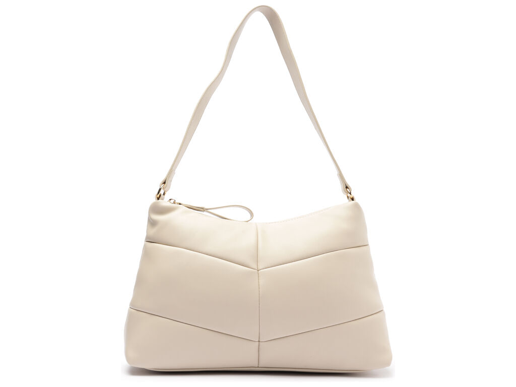 bolsa arezzo tiracolo off-white grande texturizada-1
