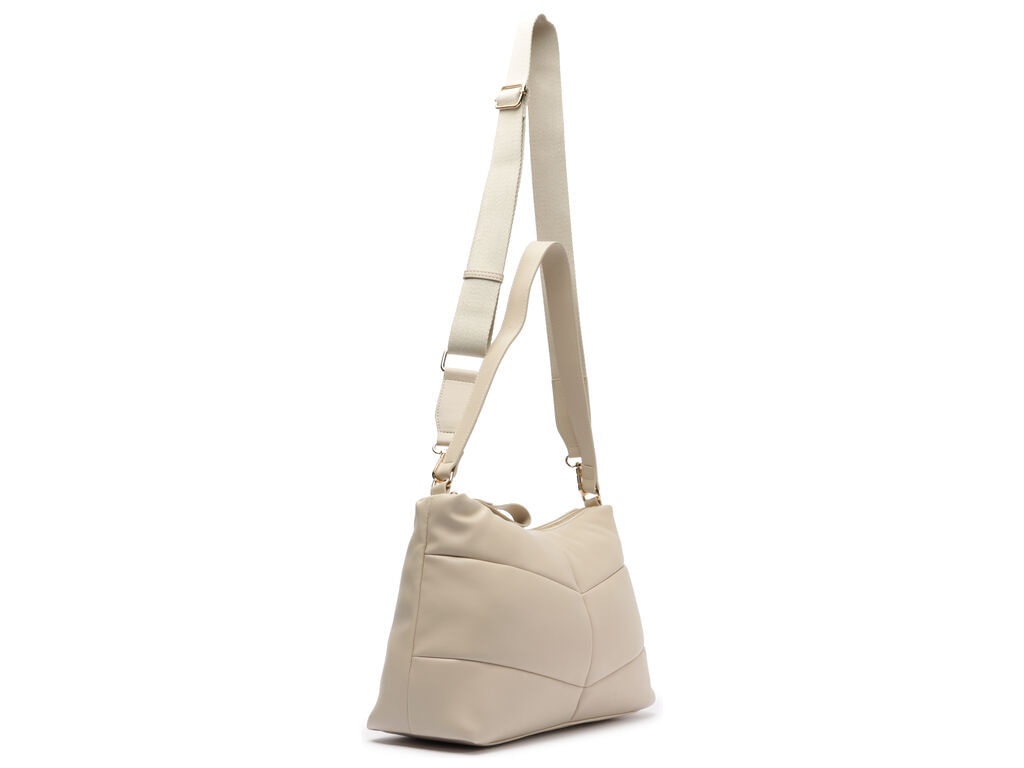 bolsa arezzo tiracolo off-white grande texturizada-2