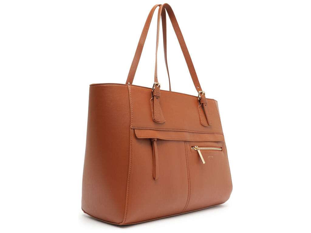 bolsa arezzo tote caramelo grande ziper externo-2