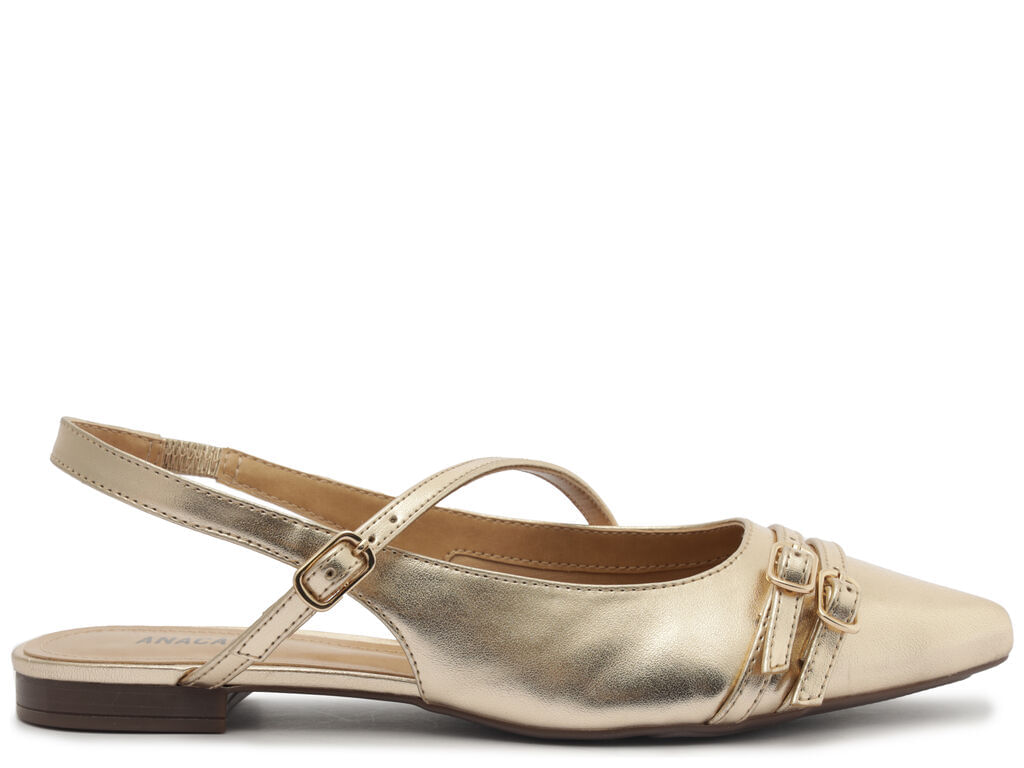 sapatilha anacapri slingback fivela dupla dourada-1
