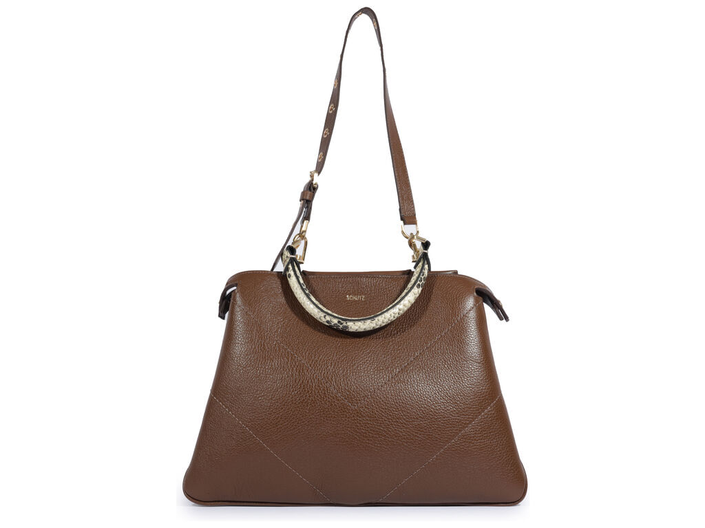 bolsa schutz tote flare couro marrom media-1