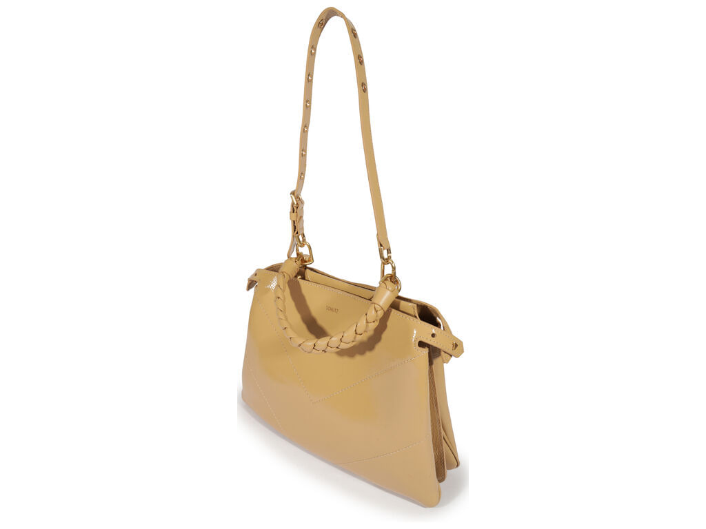 bolsa schutz tote flare couro nude media-2