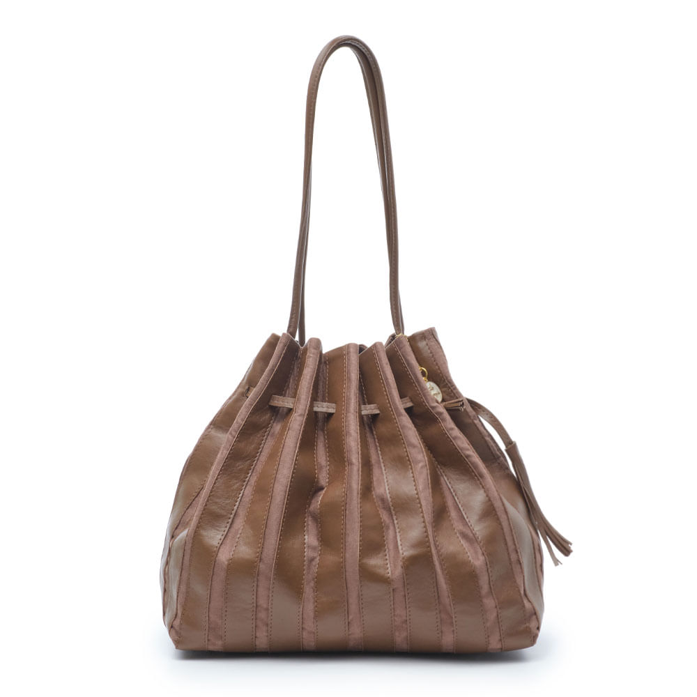 bolsa la spezia bucket celine roma ouro cappuccino ls375-1