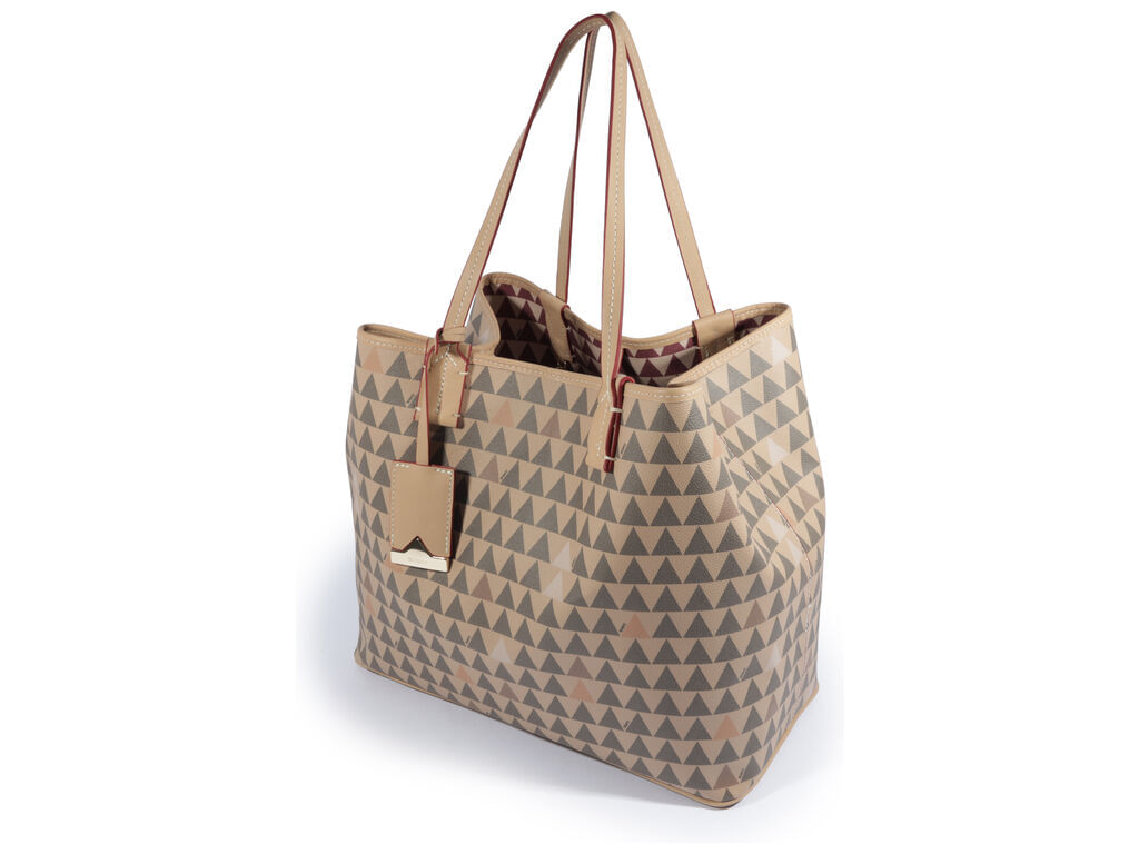 bolsa schutz shopping nina triangle bege grande-2