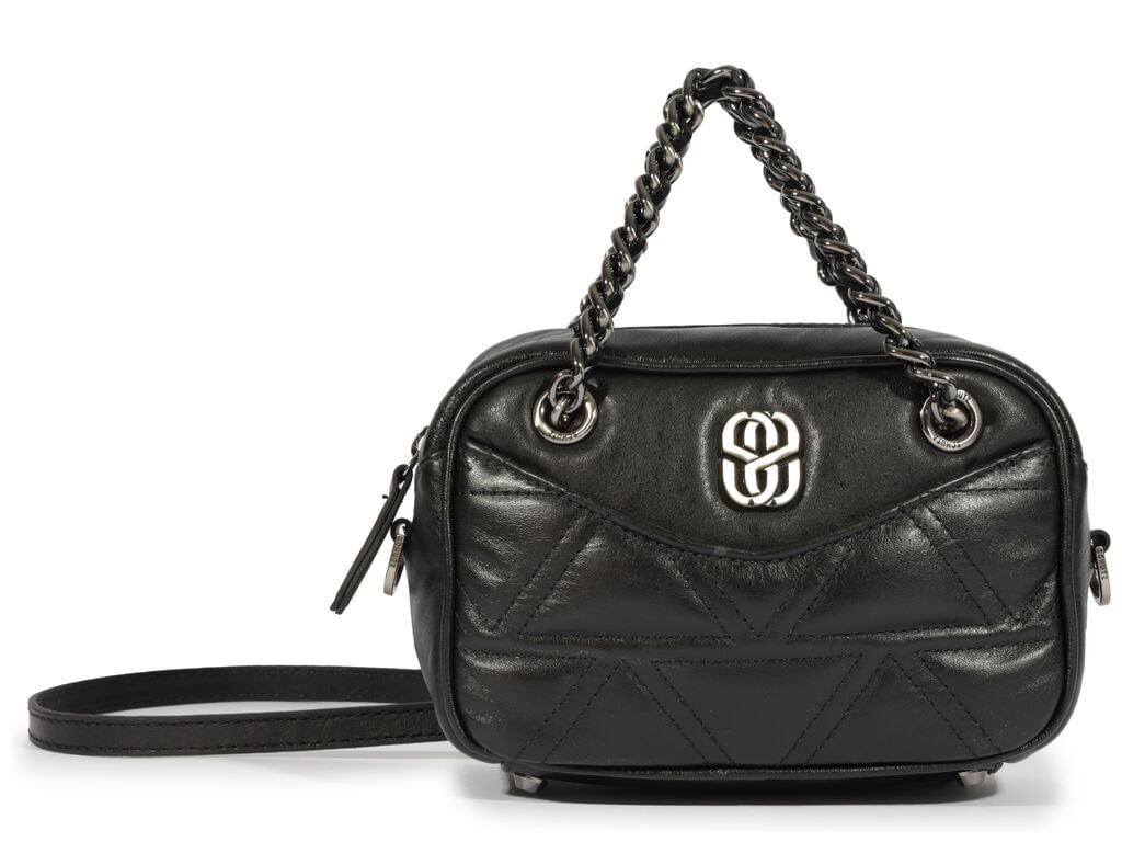 bolsa schutz media dream couro preta-1