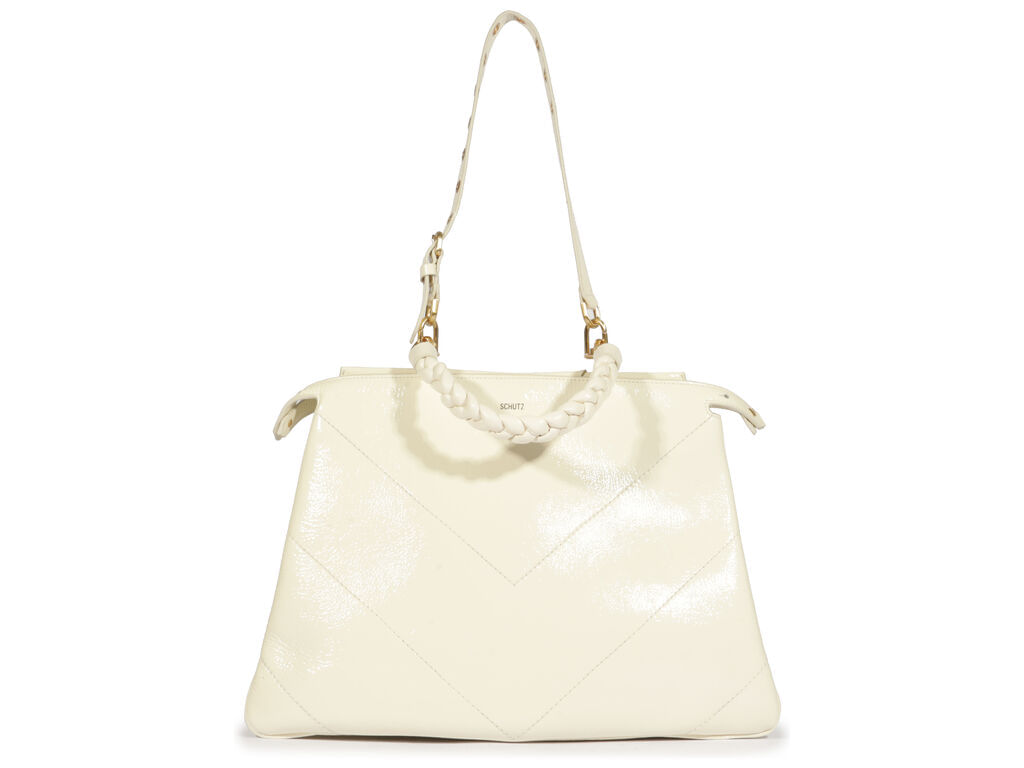 bolsa schutz tote off-white grande alca trancada detalhes dourados-1
