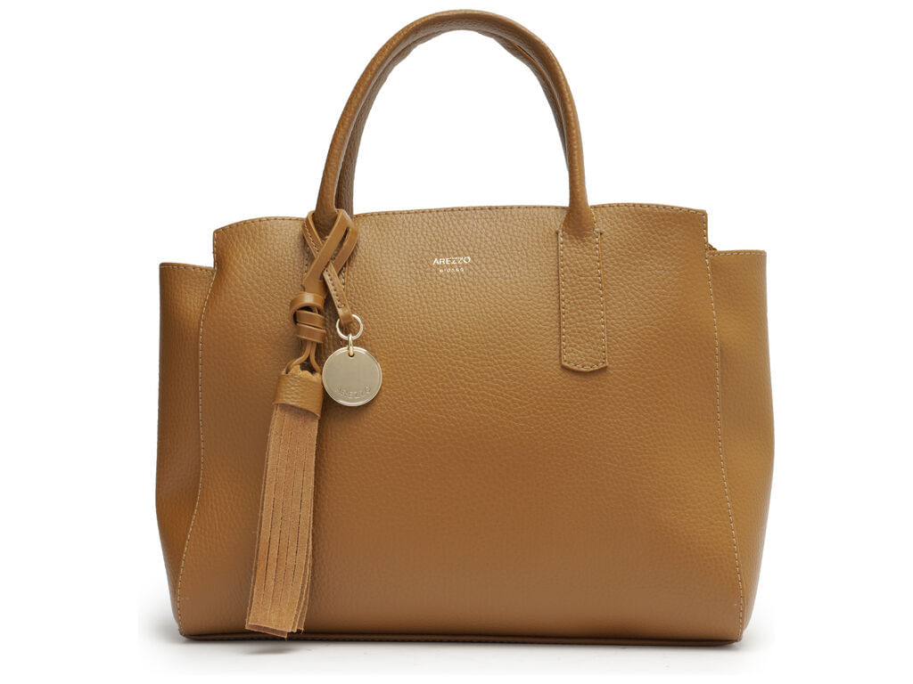 bolsa arezzo tote caramelo grande charm barbicacho-1