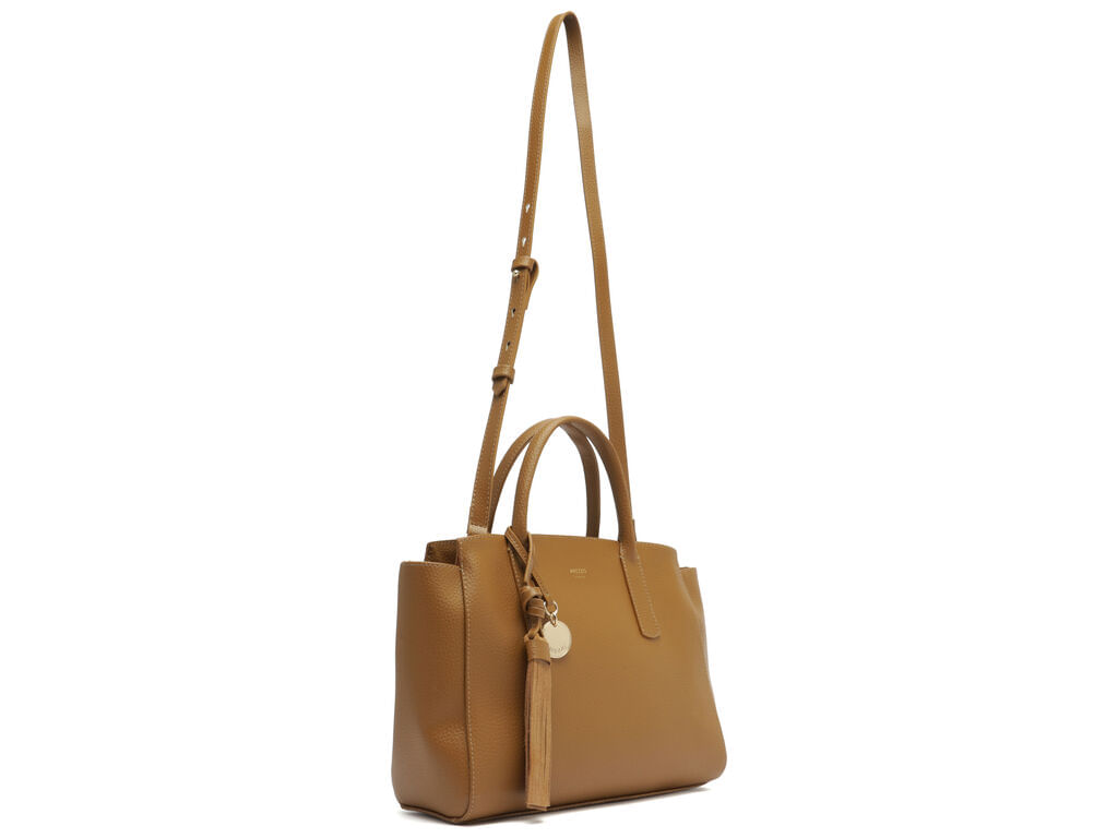 bolsa arezzo tote caramelo grande charm barbicacho-2