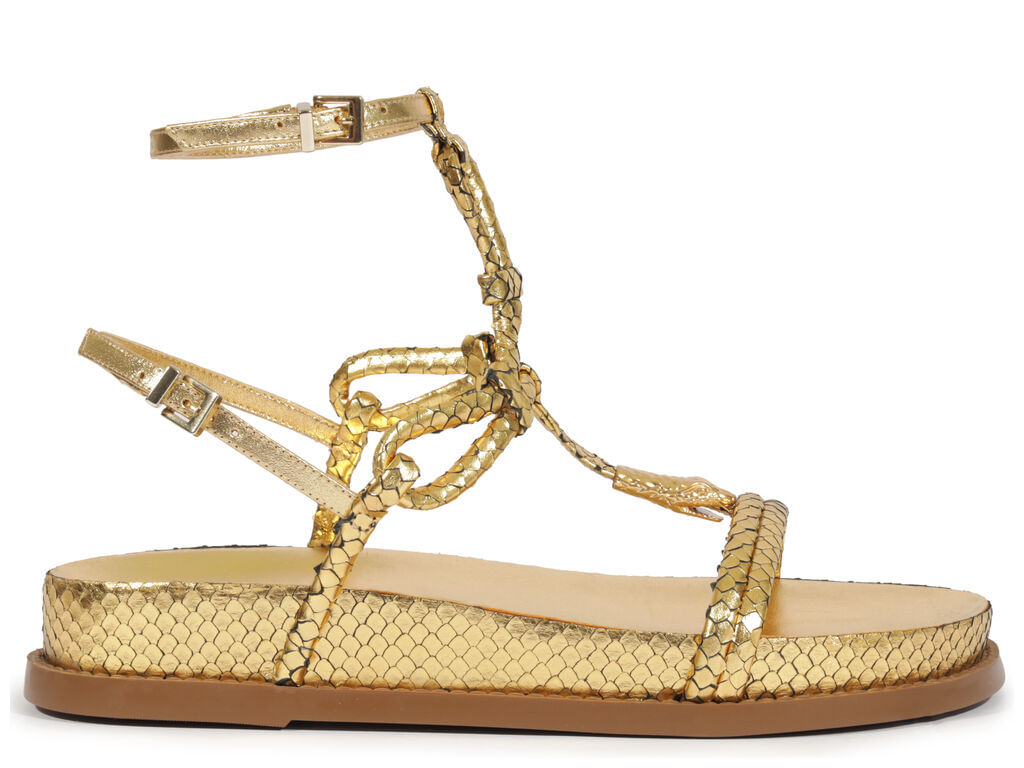 papete schutz boho couro dourada metalizado snake-1