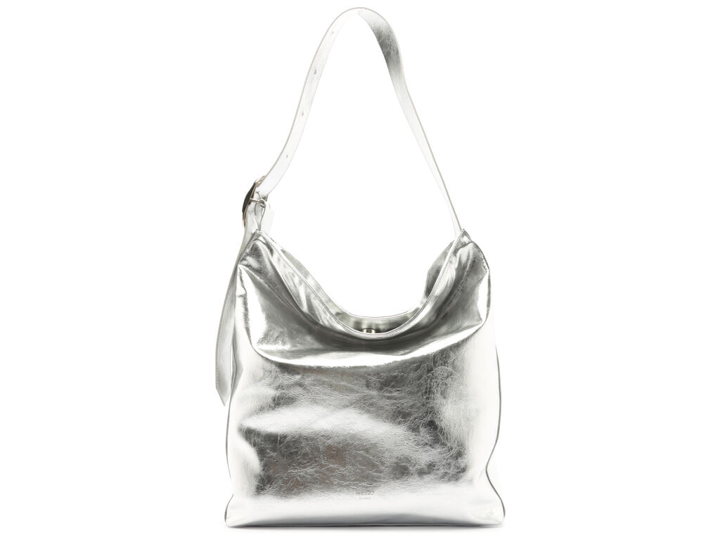 bolsa arezzo hobo prateada grande metalizada-1