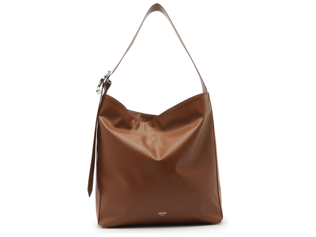 bolsa arezzo hobo marrom grande-1