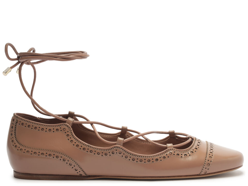 sapatilha alexandre birman lace up brogue couro nude amarracao-1