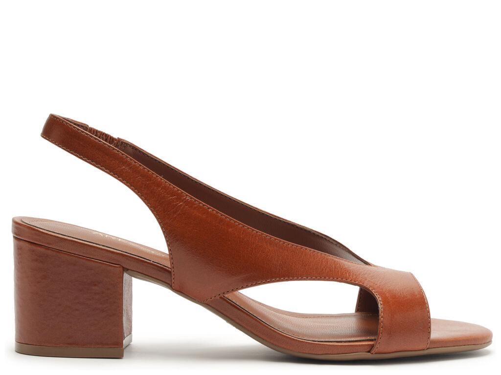 sandalia arezzo marrom couro bloco tira larga slingback-1