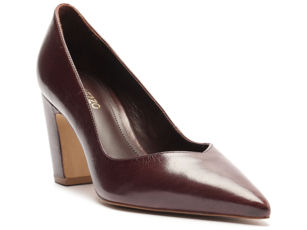 scarpin arezzo couro burgundy salto bloco-2