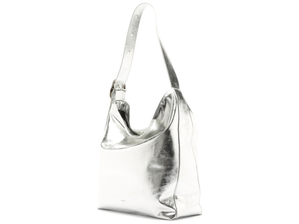 bolsa arezzo hobo prateada grande metalizada-2