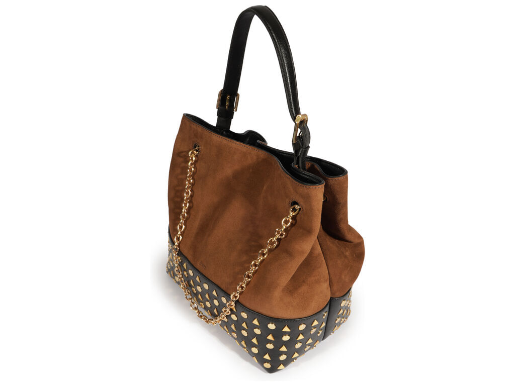 bolsa schutz hobo yana couro camurca marrom grande-2
