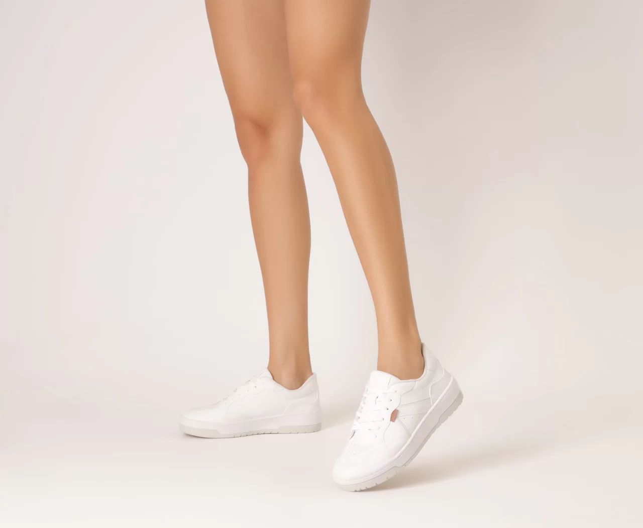 tenis anacapri recortes kei branco sola emborrachada 3060-2