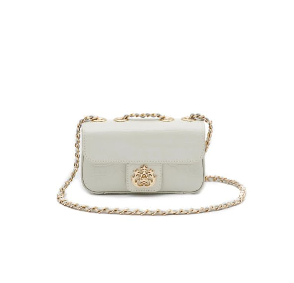 bolsa isla crossbody couro natural croco marshmallow ouro-1