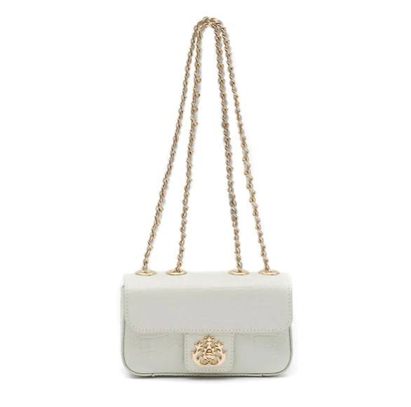 bolsa isla crossbody couro natural croco marshmallow ouro-2