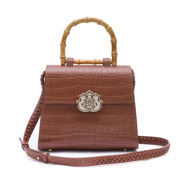 bolsa isla top handle media maxi croco pecan§-1