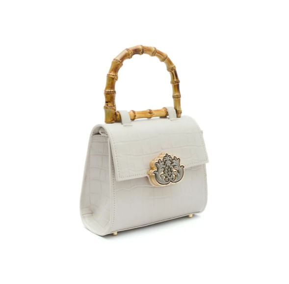 bolsa isla top handle mini isla maxi croco chantily§-2
